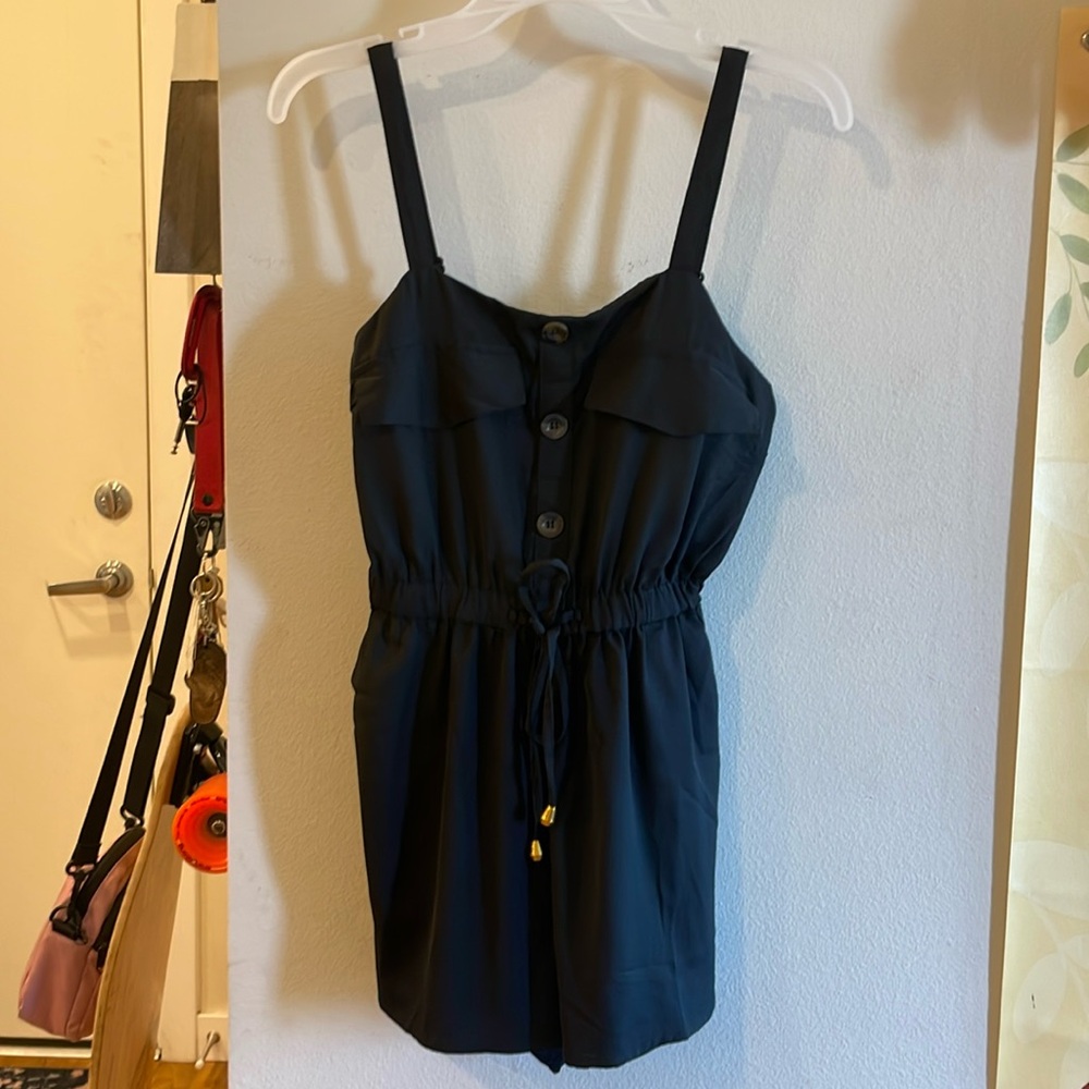 Shorts romper size small black